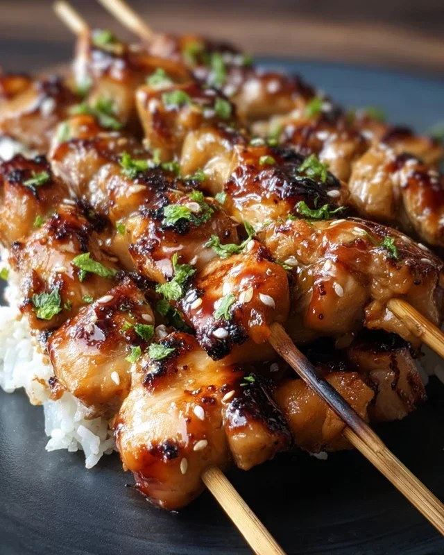 Teriyaki Chicken Skewers
