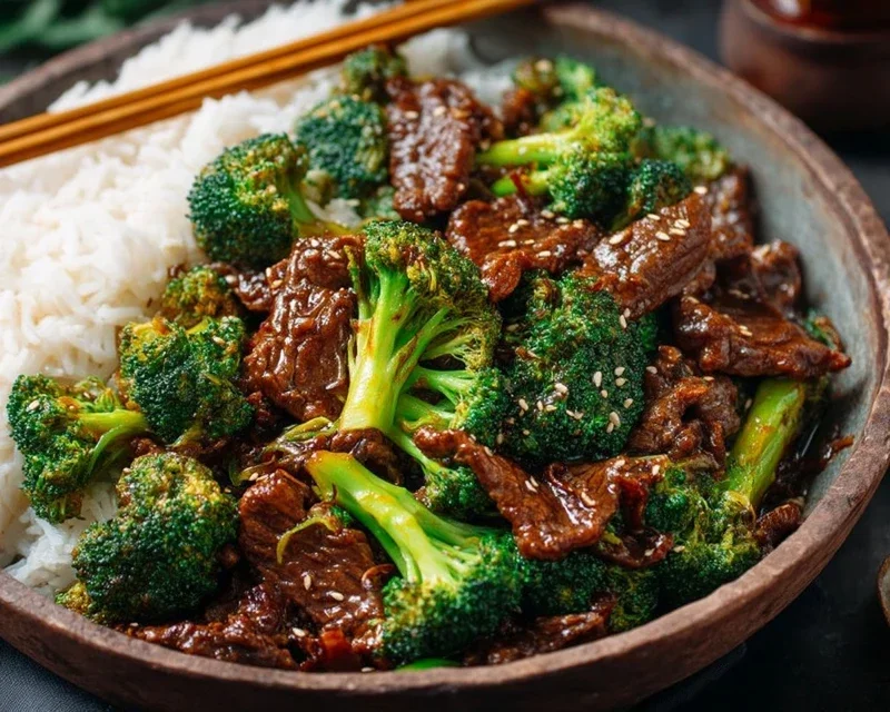 Chinese Beef and Broccoli (牛肉炒西兰花)