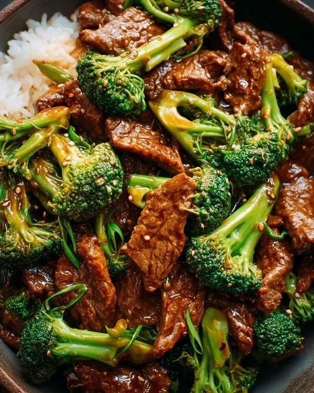 Chinese Beef and Broccoli (牛肉炒西兰花)