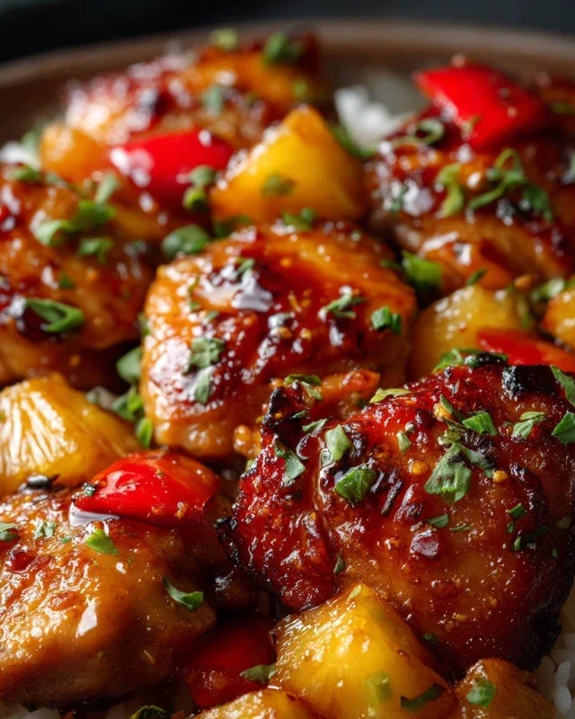Hawaiian Chicken Sheet Pan