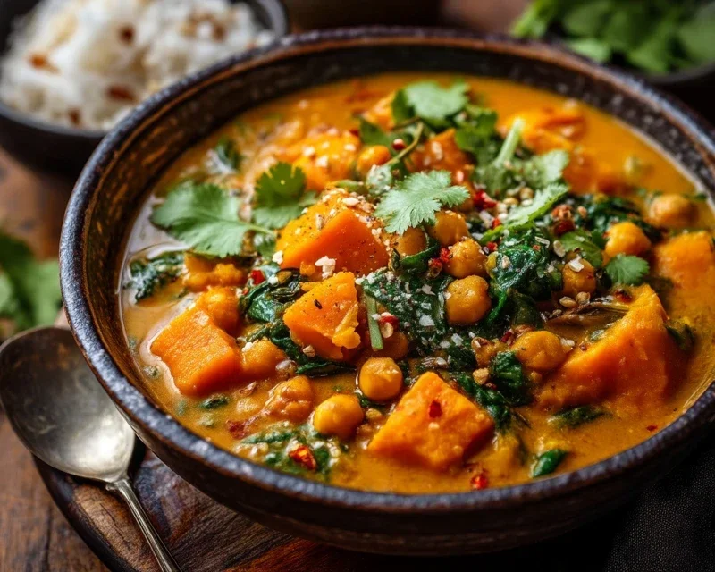 Sweet Potato and Chickpea Curry