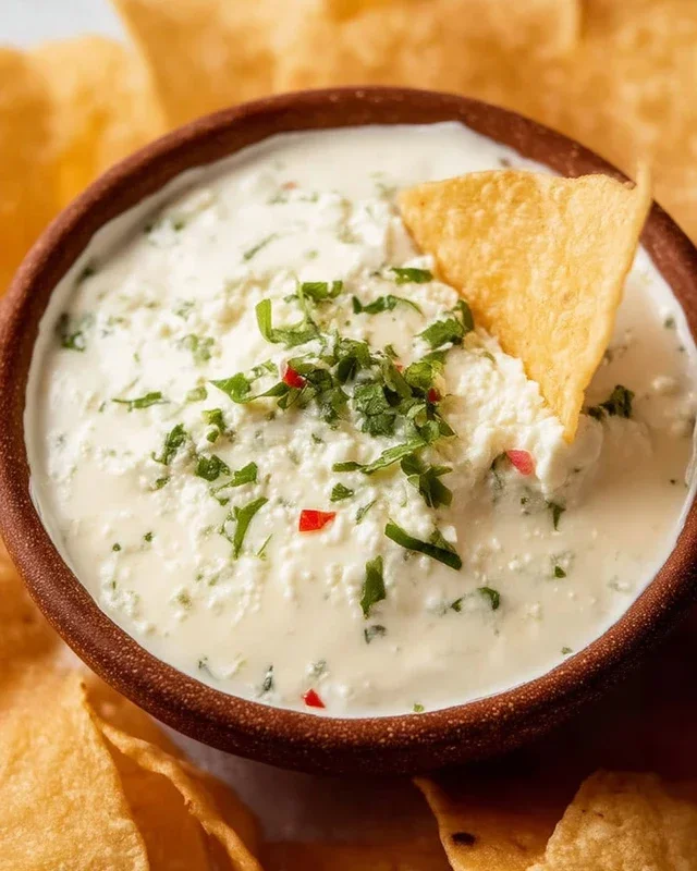 Best Mexican White Cheese Dip