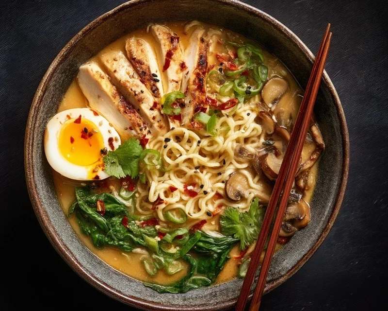 Creamy Garlic Chicken Ramen: An Incredible Ultimate Recipe