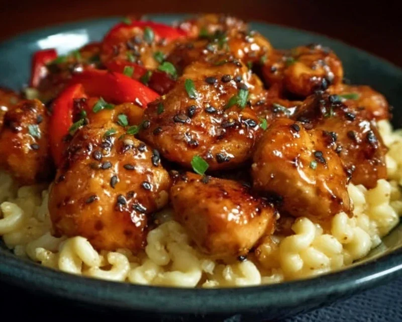 Sweet and Spicy Honey Pepper Chicken