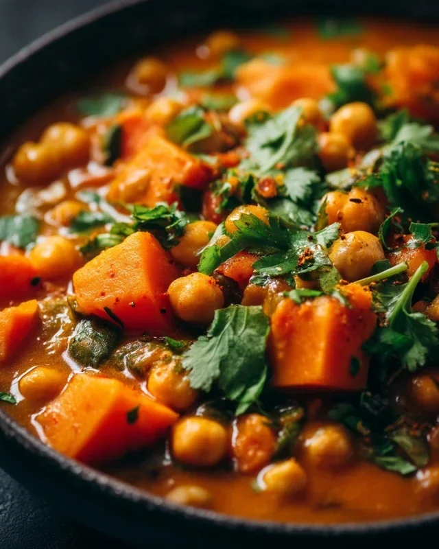 Sweet Potato and Chickpea Curry
