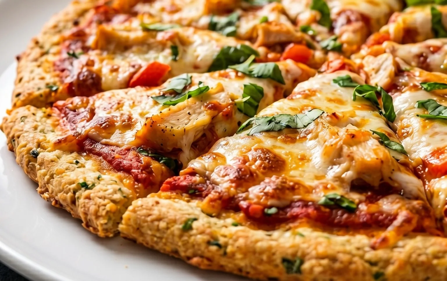 Chicken Crust Pizza (Low Carb + High Protein