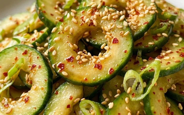 Spiral Cucumber Salad: Korean-Inspired Recipe