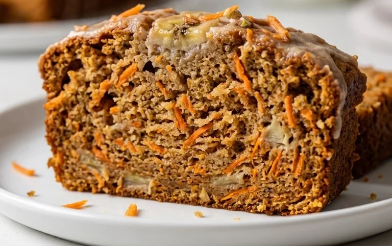 Dairy Free Carrot Cake Banana Bread