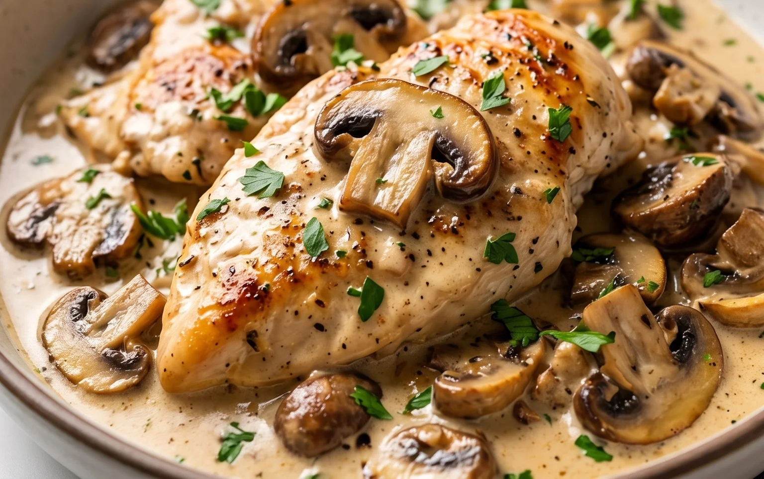 Creamy Mushroom Chicken Recipe