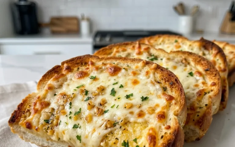 BEST CHEESY GARLIC BREAD RECIPE