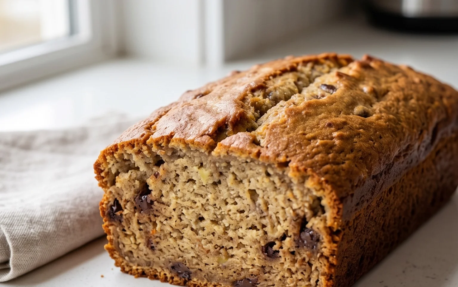 Healthy 5-Ingredient Flourless Banana Bread