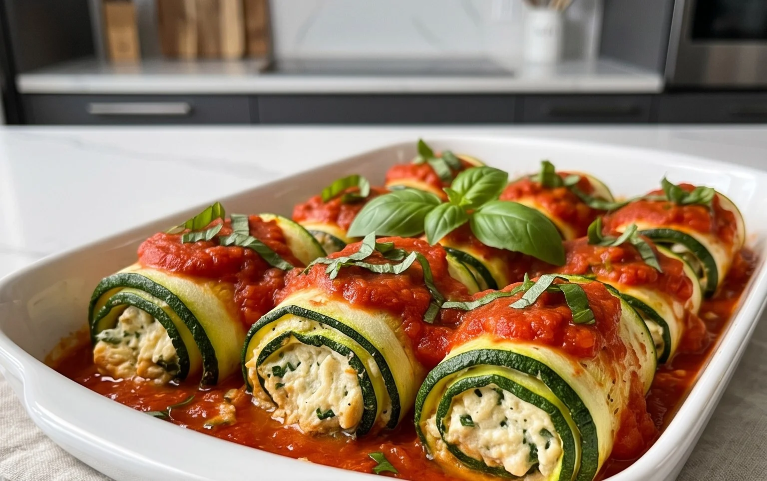 Vegan Zucchini Rollatini