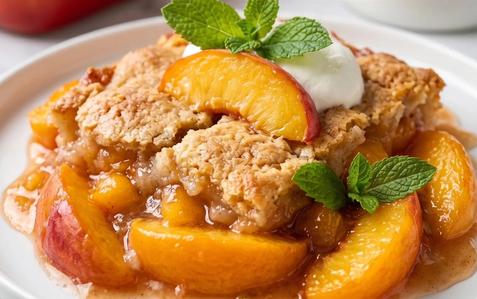 Fresh Peach Cobbler