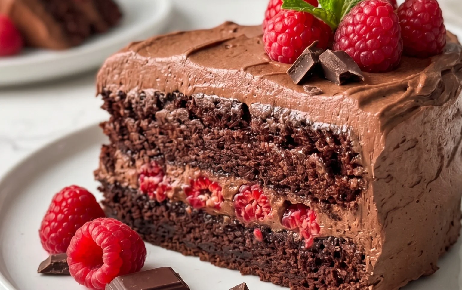 Chocolate Raspberry Cake