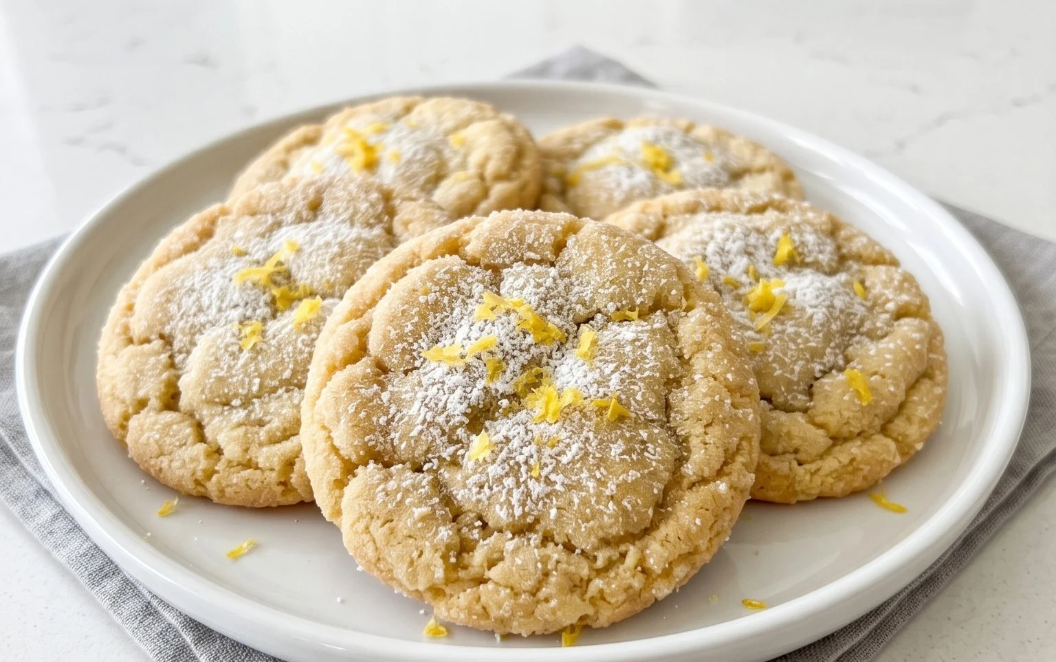 Soft & Chewy Lemon Cookies