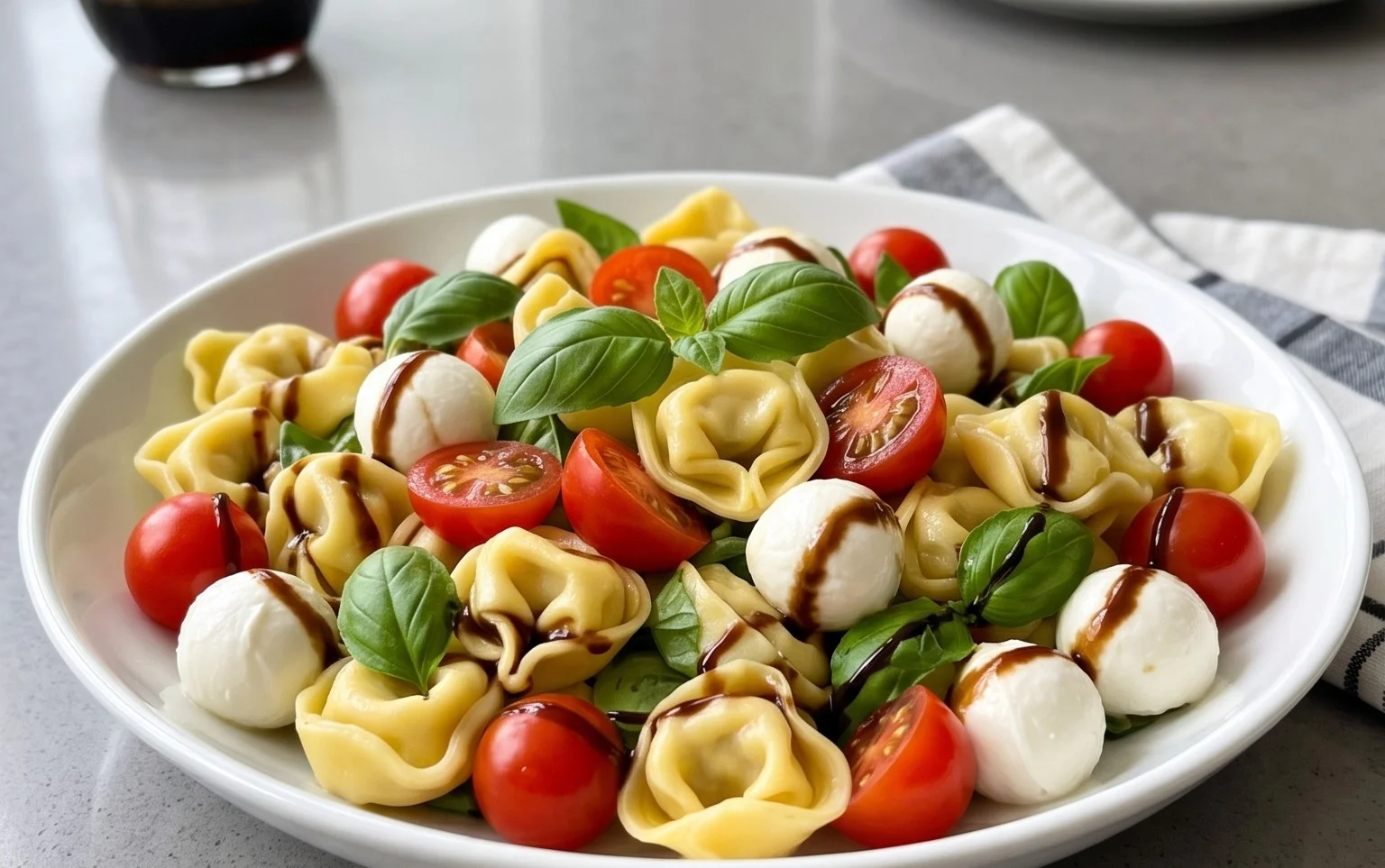 Tortellini Caprese Salad