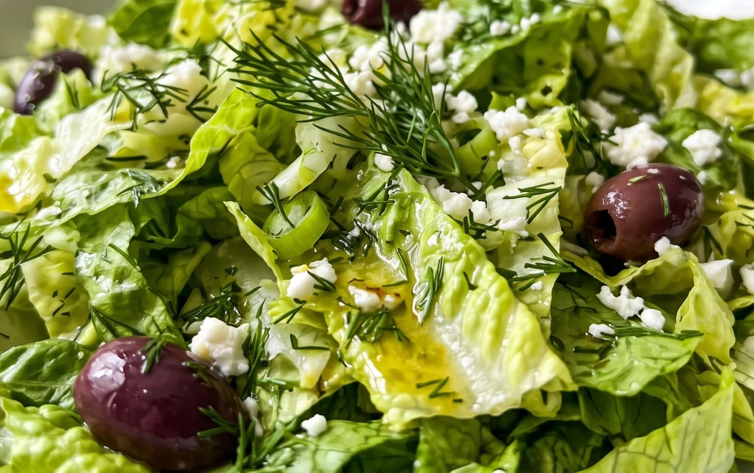 Maroulosalata (Greek Lettuce Salad)