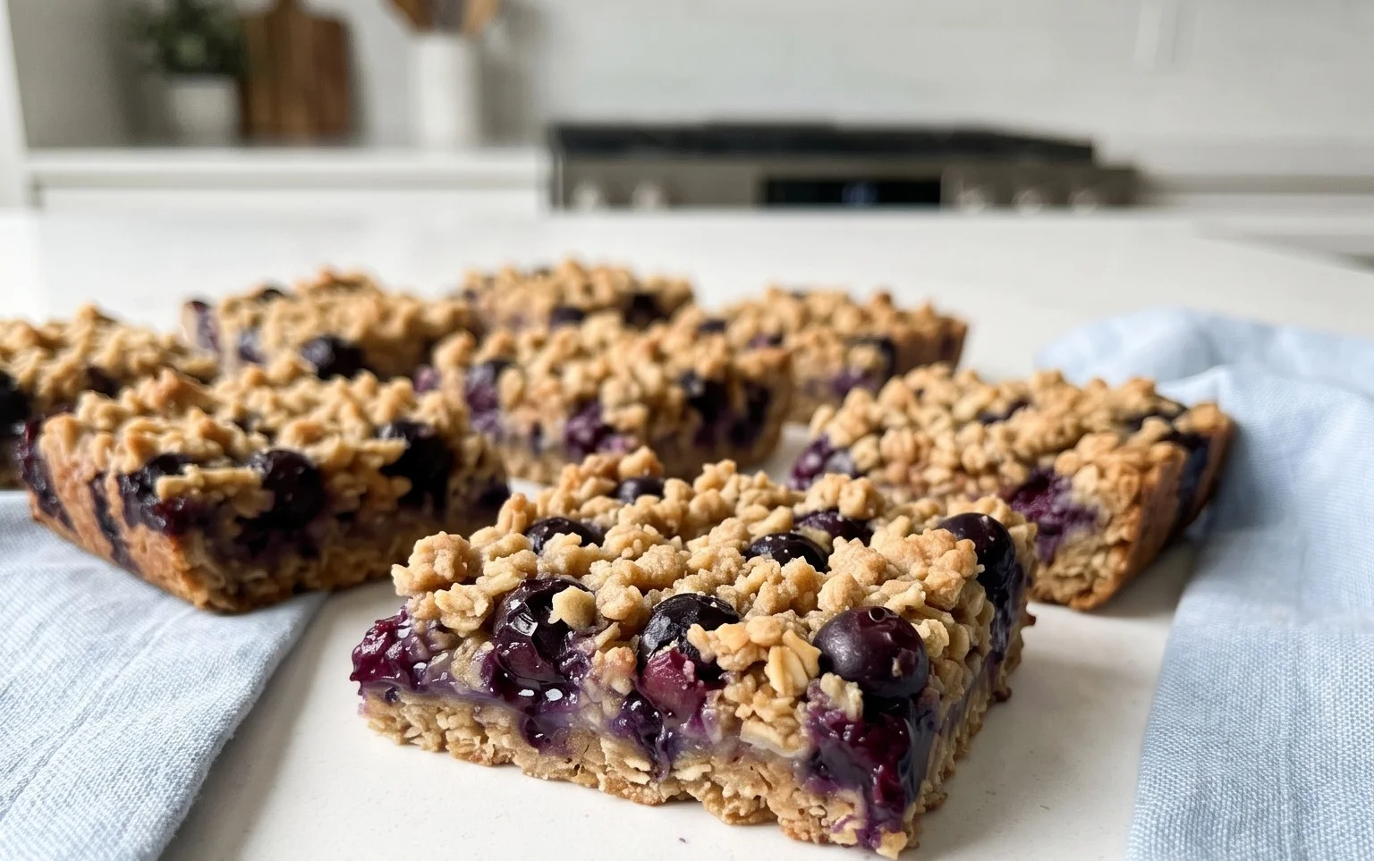 Blueberry Oatmeal Bars