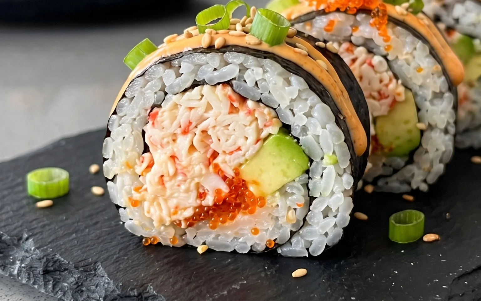 Kani Sushi (Spicy Crab Roll)