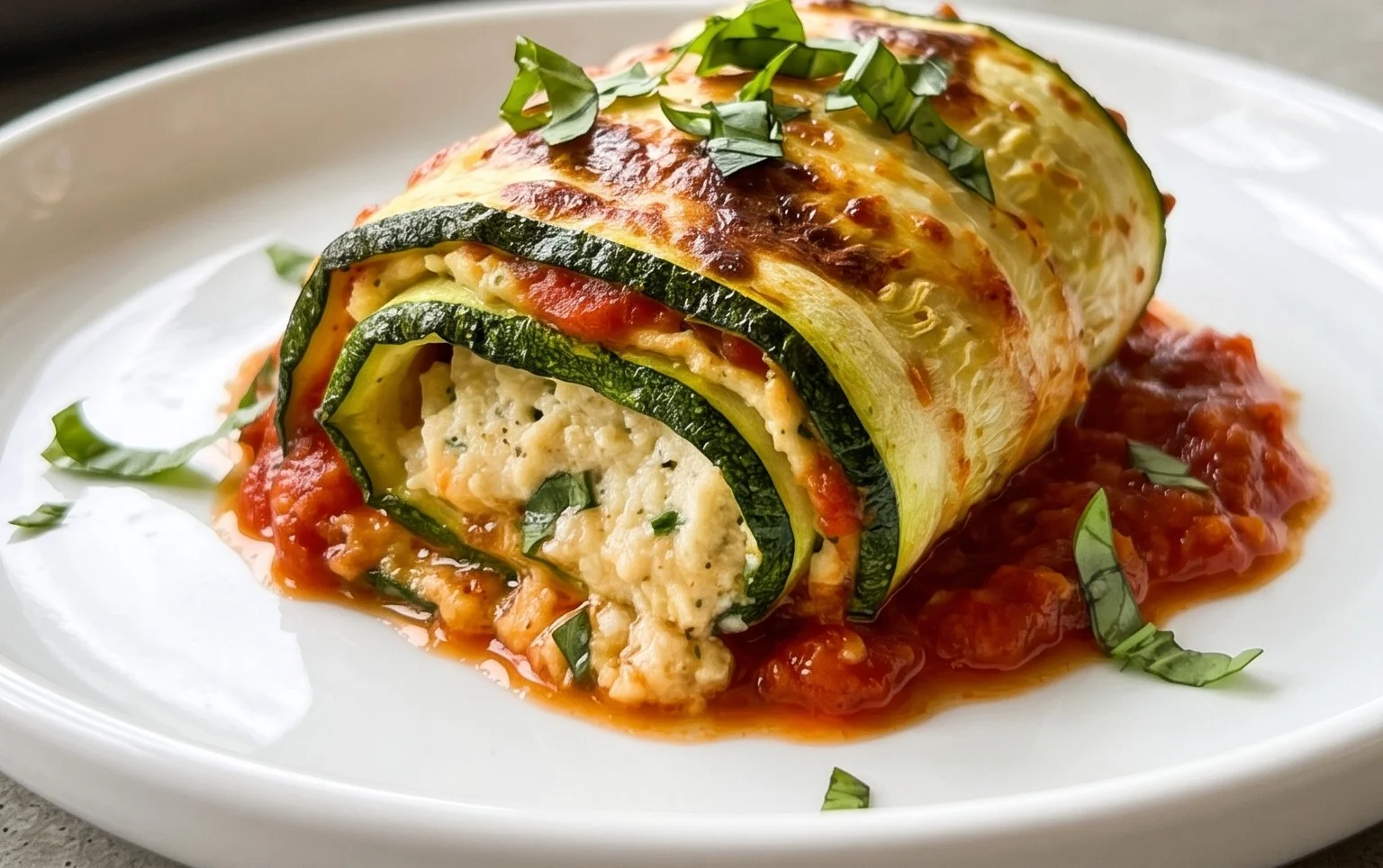 Vegan Zucchini Rollatini