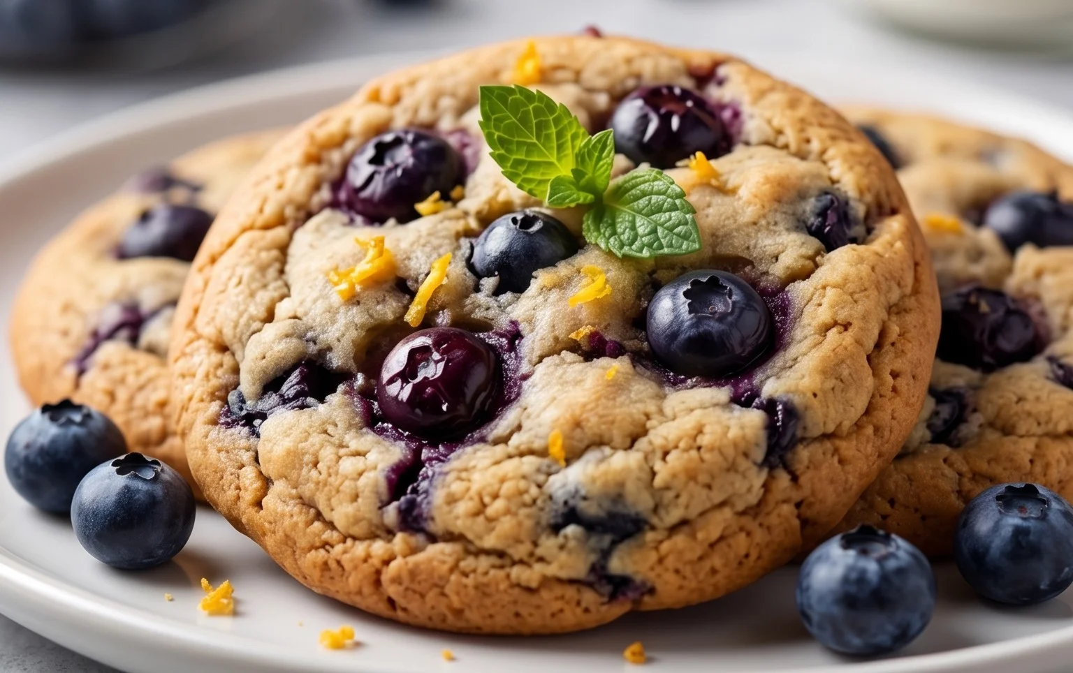 Best Ever Blueberry Cookies