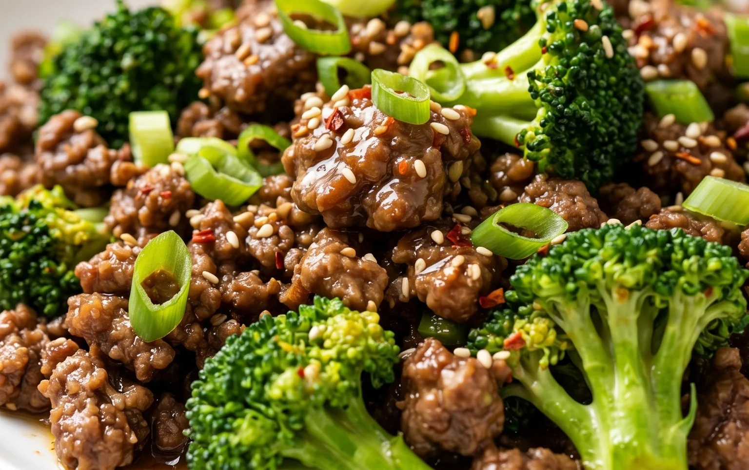 Ground Beef and Broccoli
