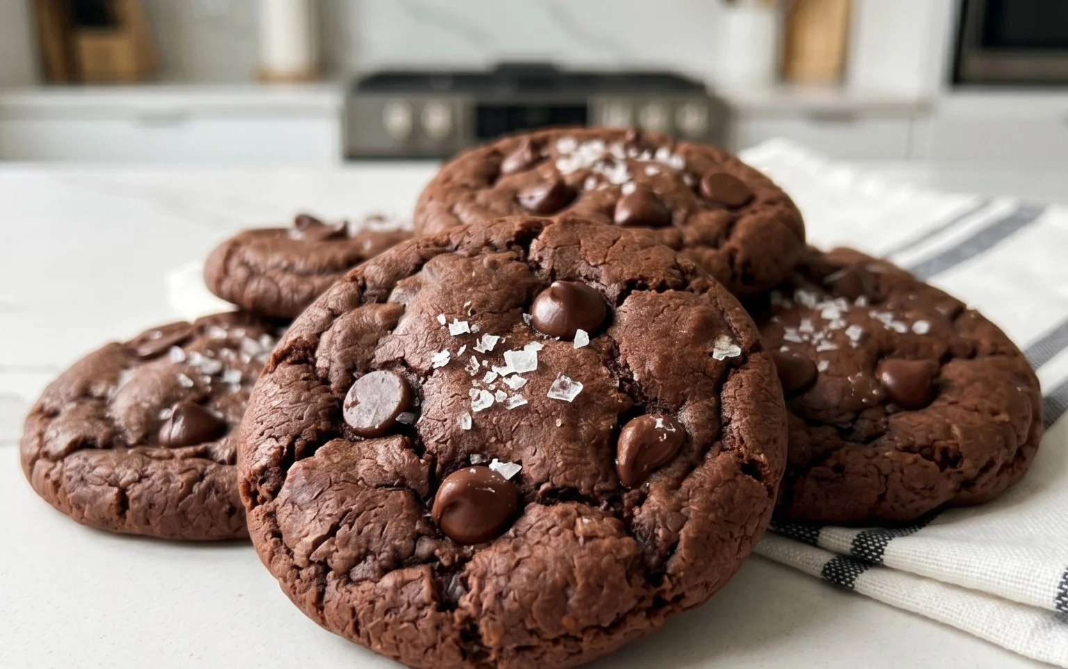 Salted Brownie Cookies
