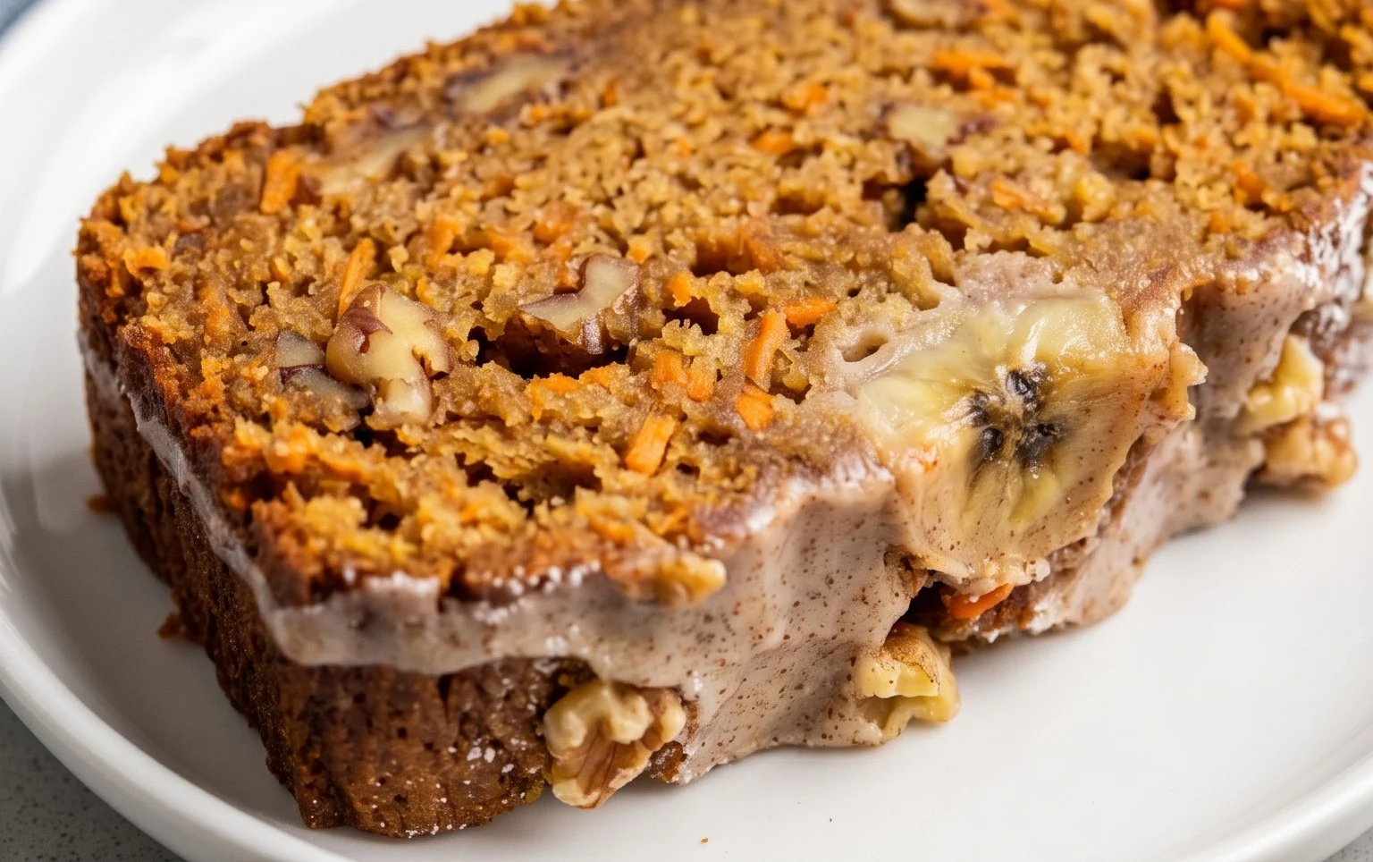 Dairy Free Carrot Cake Banana Bread