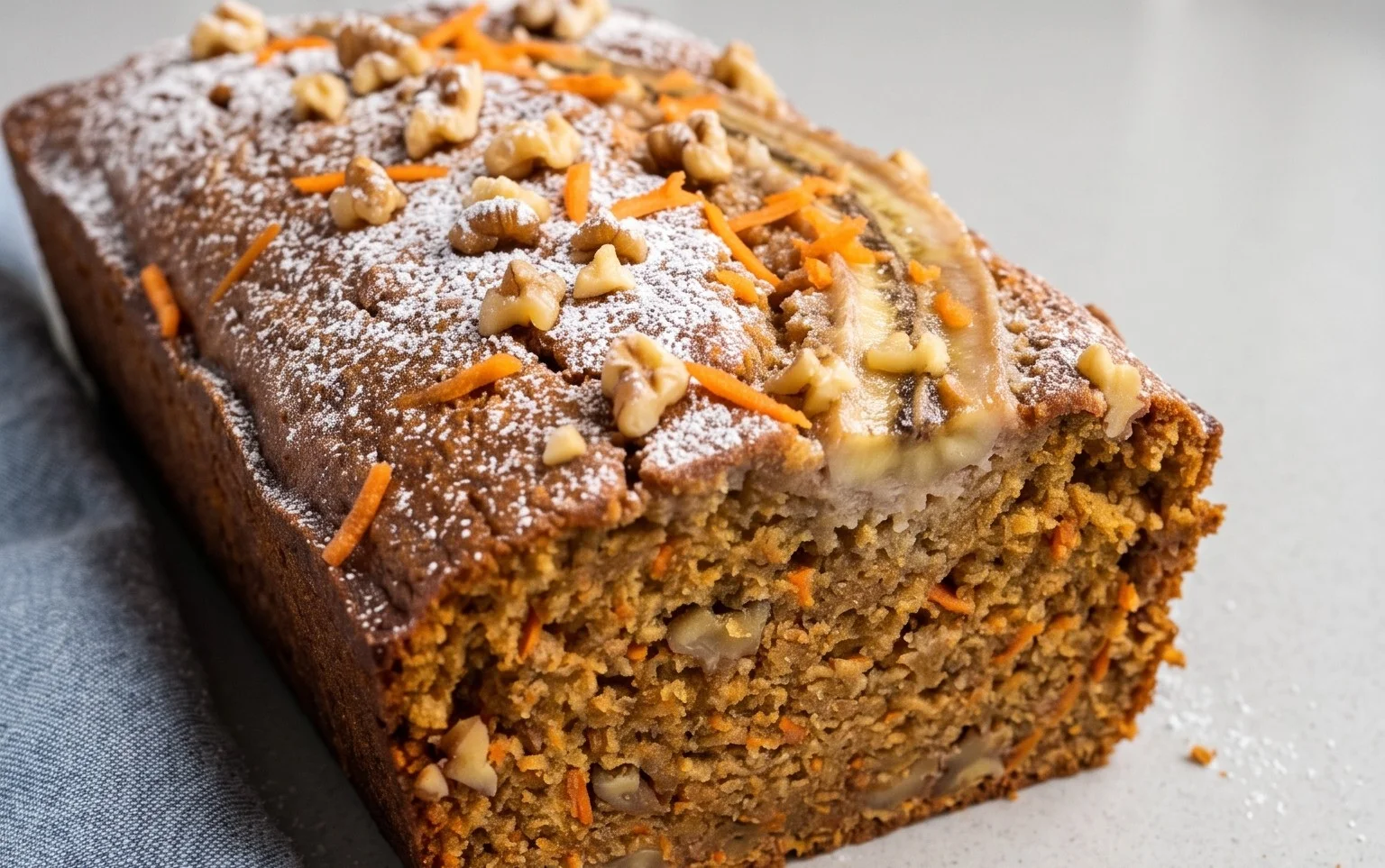 Dairy Free Carrot Cake Banana Bread