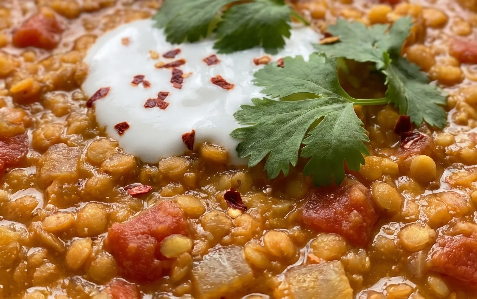 Spicy Red Lentil Curry