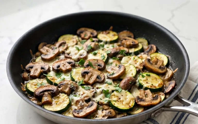 Skillet Zucchini and Mushrooms