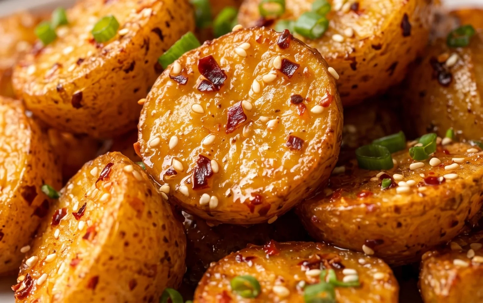 Crispy Honey Chilli Potatoes