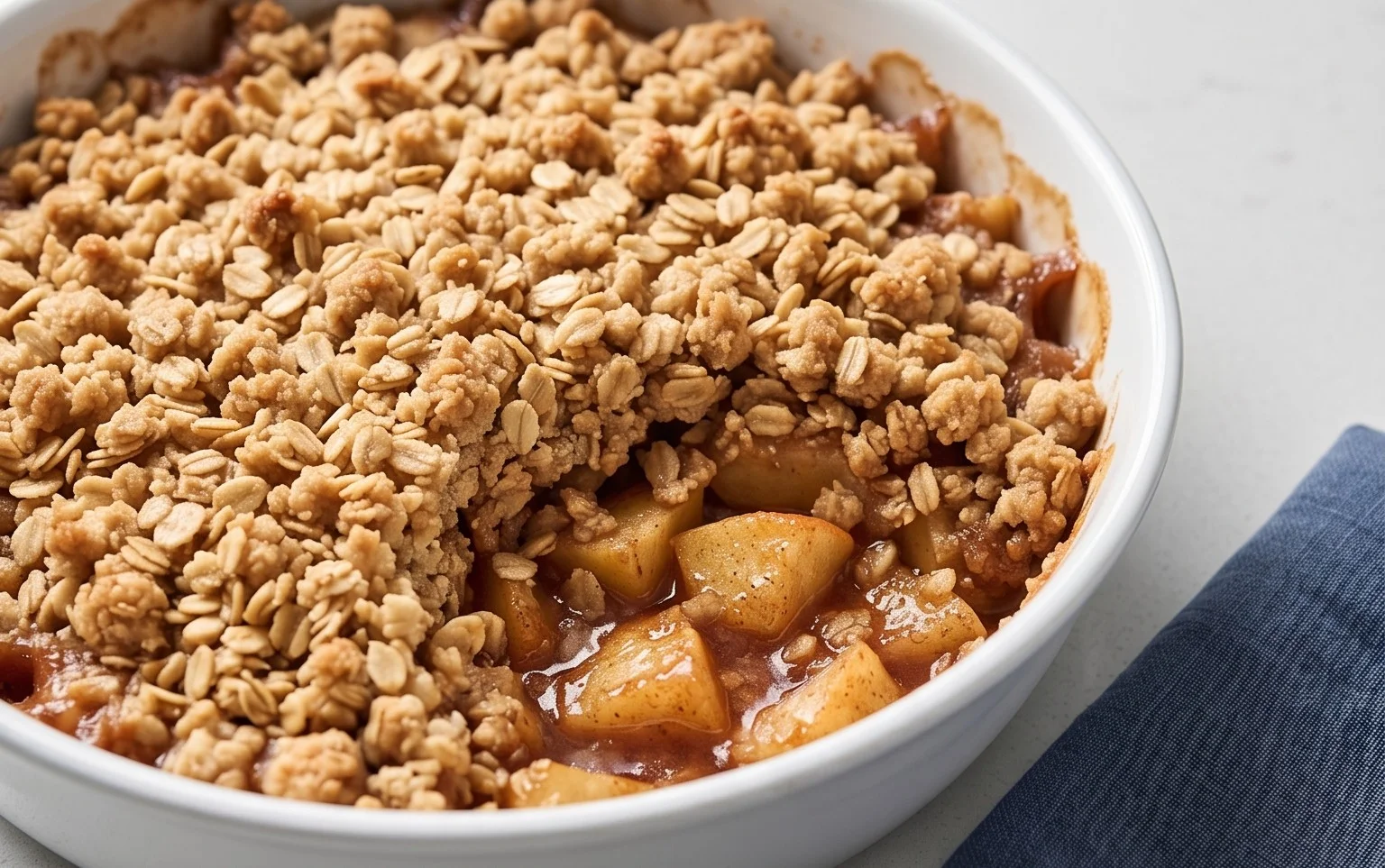 Healthy Breakfast Apple Crum extractble