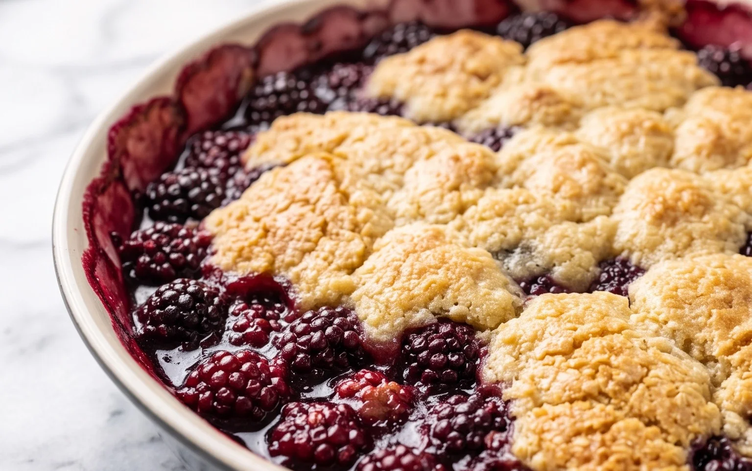 The Pioneer Women's Blackberry Cobbler