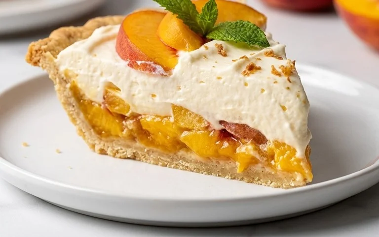 Peaches and Cream Pie