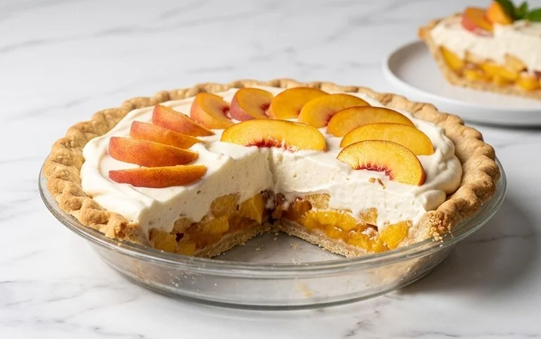 Peaches and Cream Pie