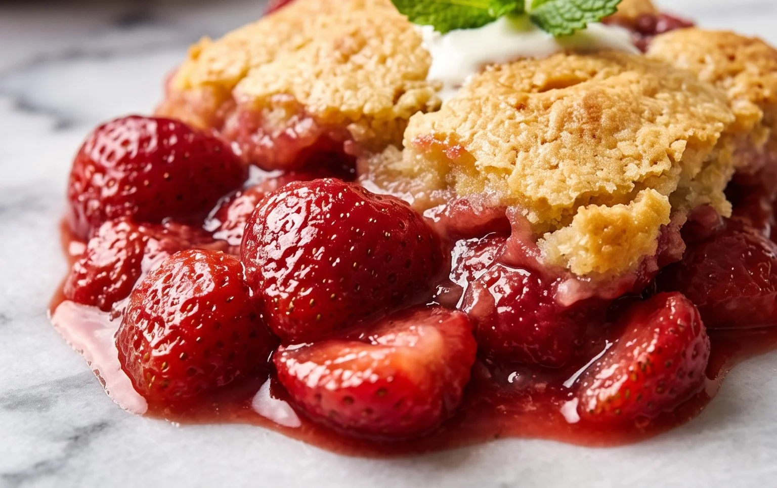 Strawberry Cobbler