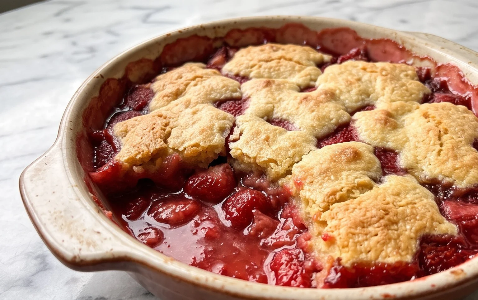 Strawberry Cobbler