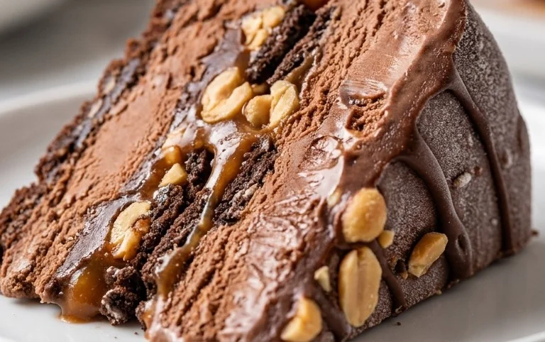 Buster Bar Ice Cream Cake
