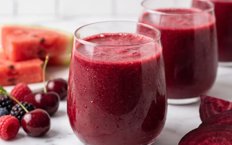 Watermelon Cherry Berry Beet Juice