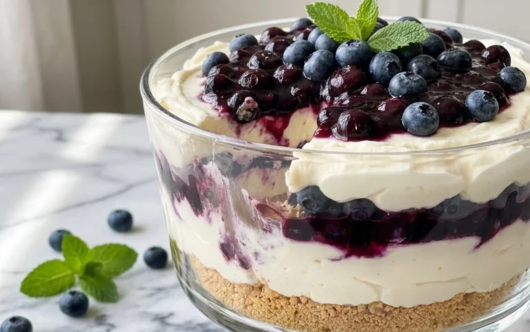 No-Bake Blueberry Yum Yum