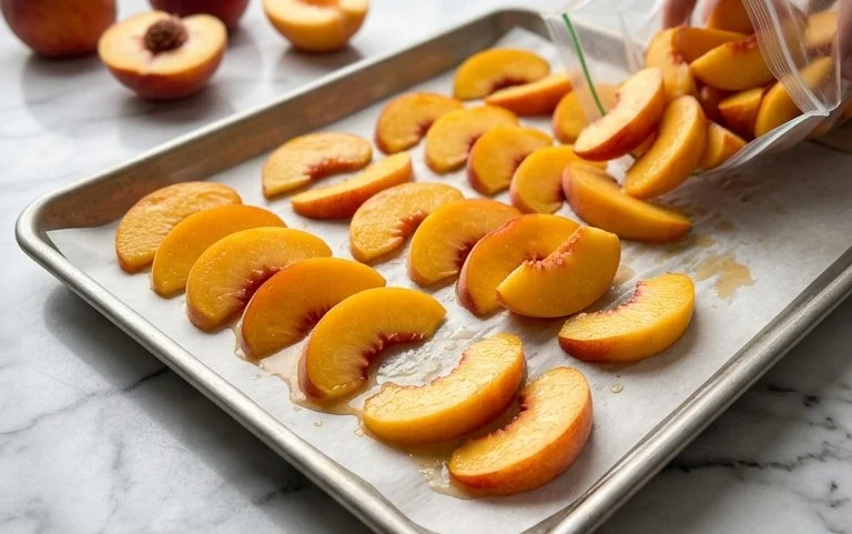 Freezing Peaches, How to Easily Freeze Peaches