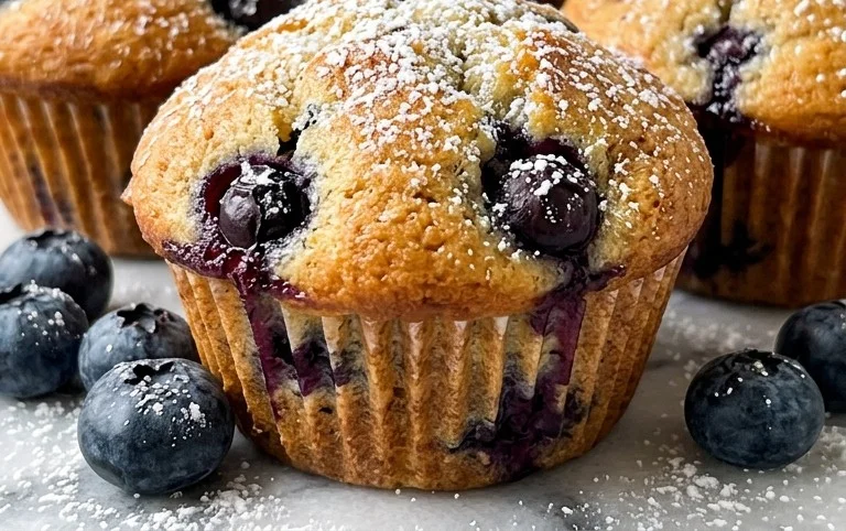 Homemade Blueberry Muffins