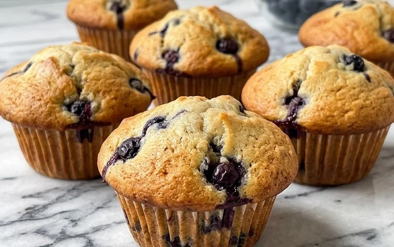 Homemade Blueberry Muffins