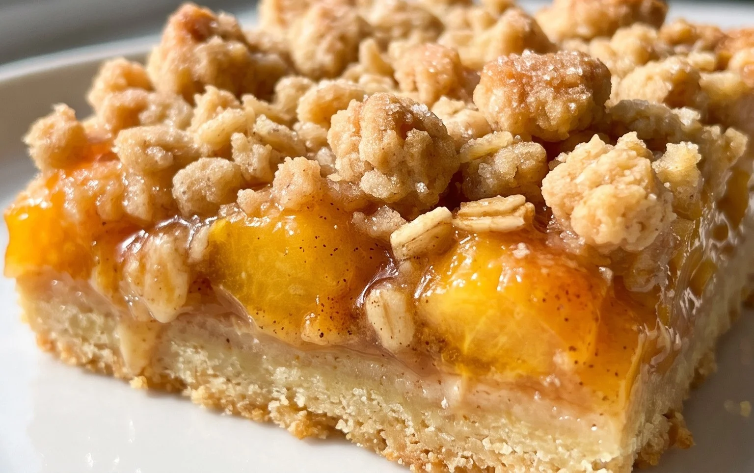 Fresh Peach Crum extractb Bars