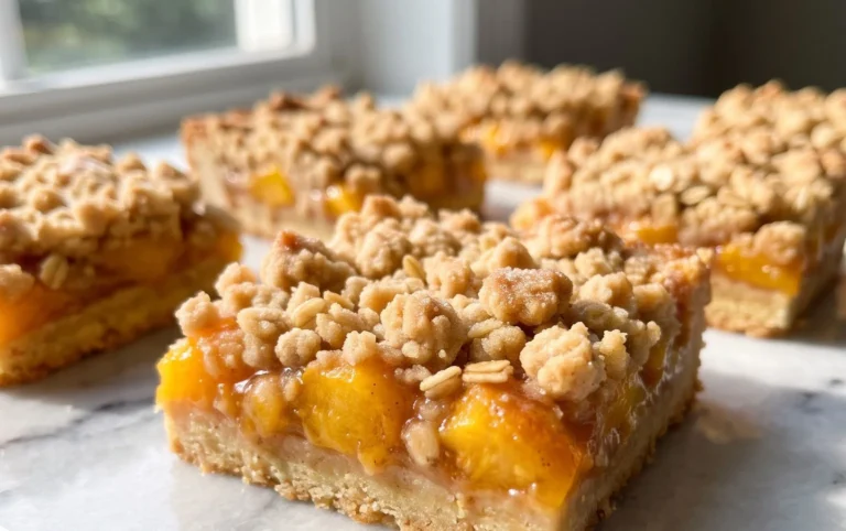 Fresh Peach Crum extractb Bars