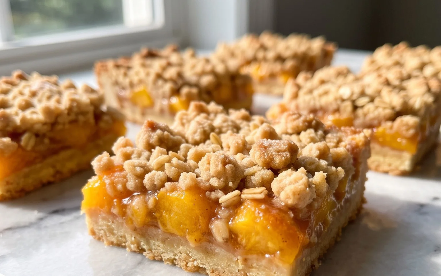 Fresh Peach Crum extractb Bars