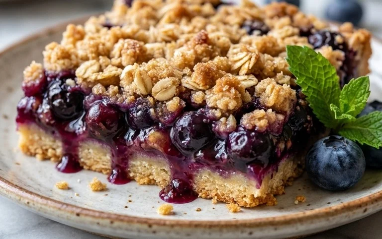 Easy Blueberry Pie Bars