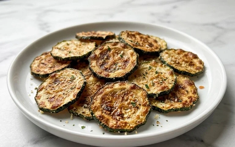 Crispy Baked Zucchini Chips
