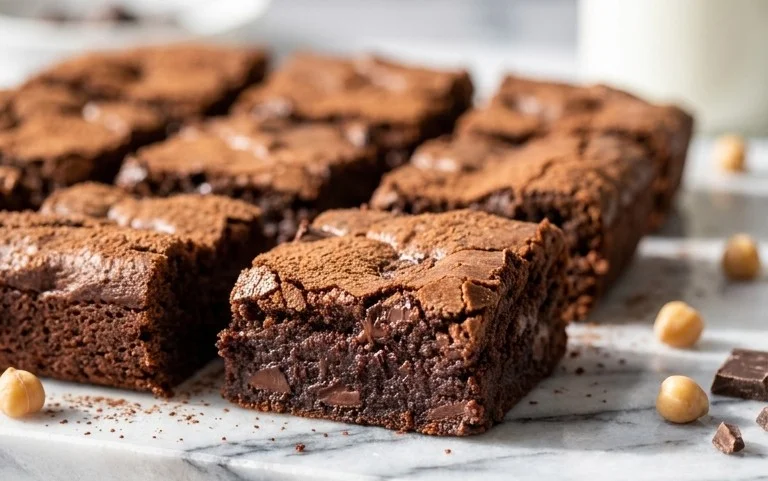 Flourless Chickpea Brownies (Vegan & Gluten Free)